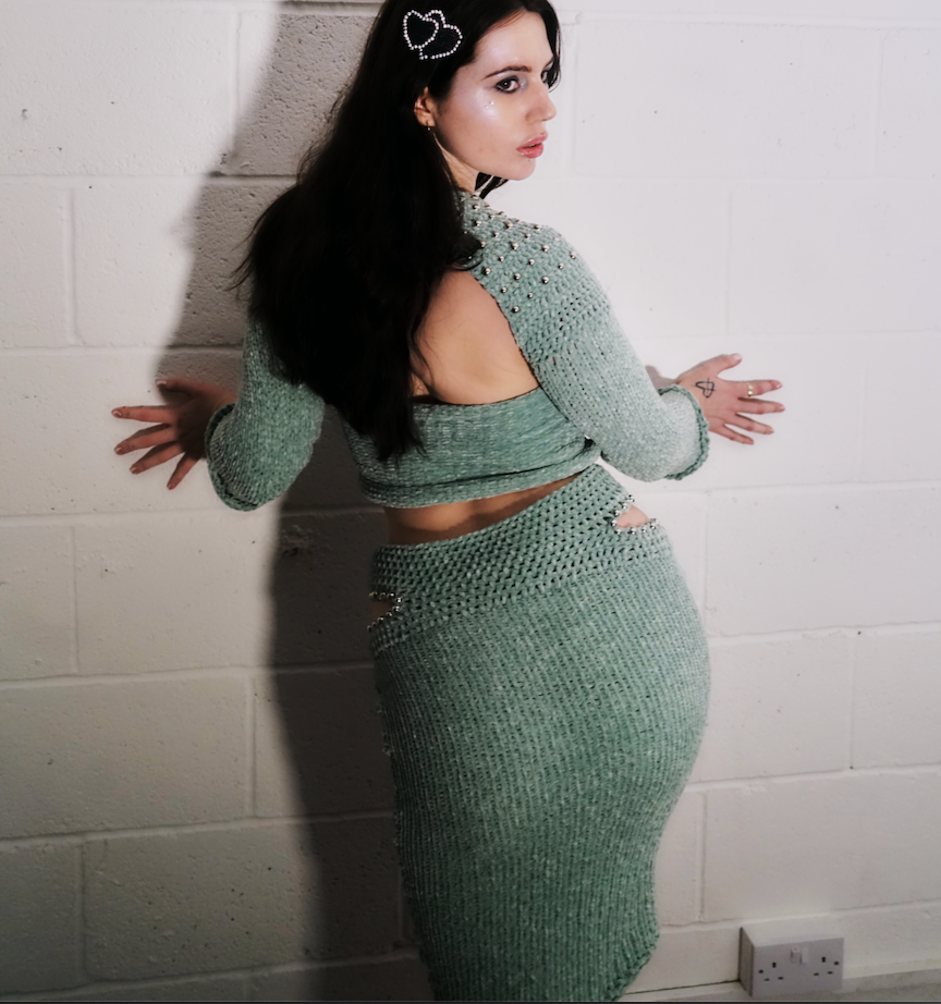 Seagreen Beaded Sleeves
