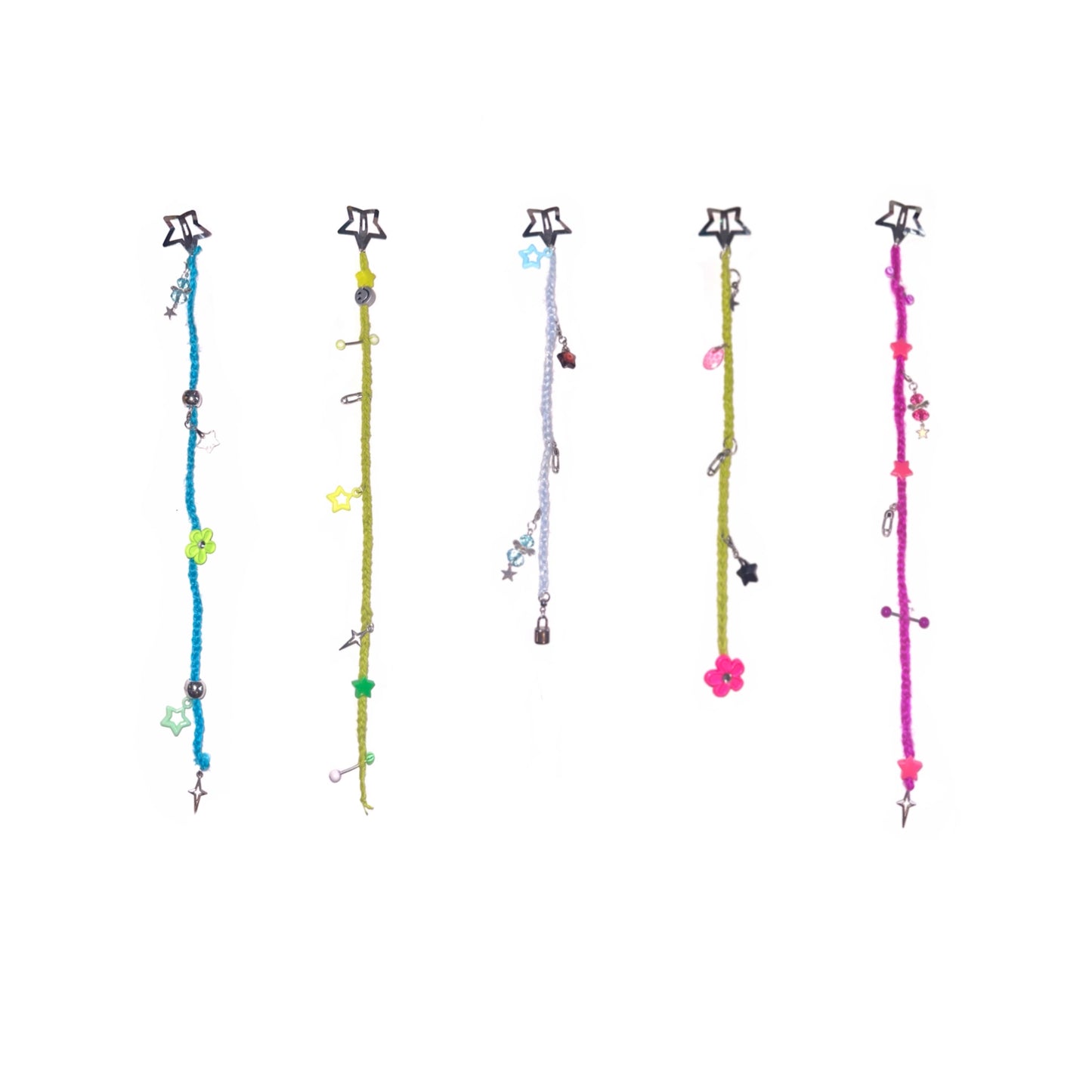 Crochet Strand Clips