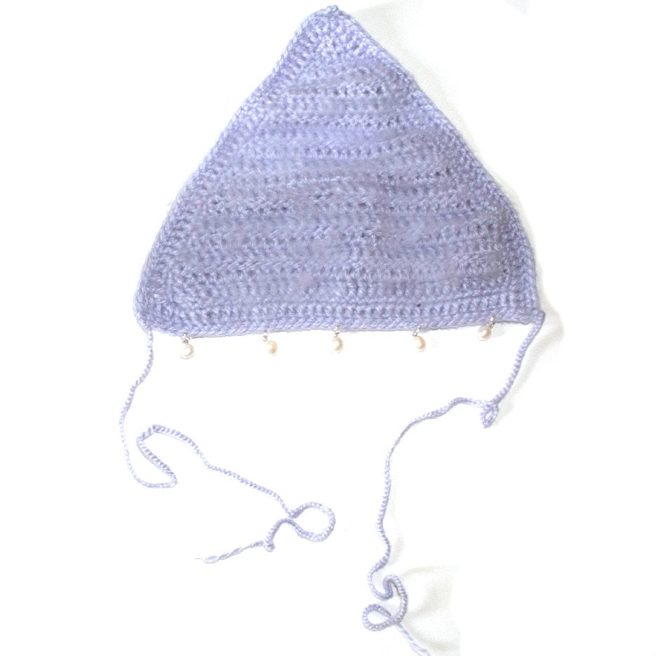 Lilac Pearl Charm Scarf
