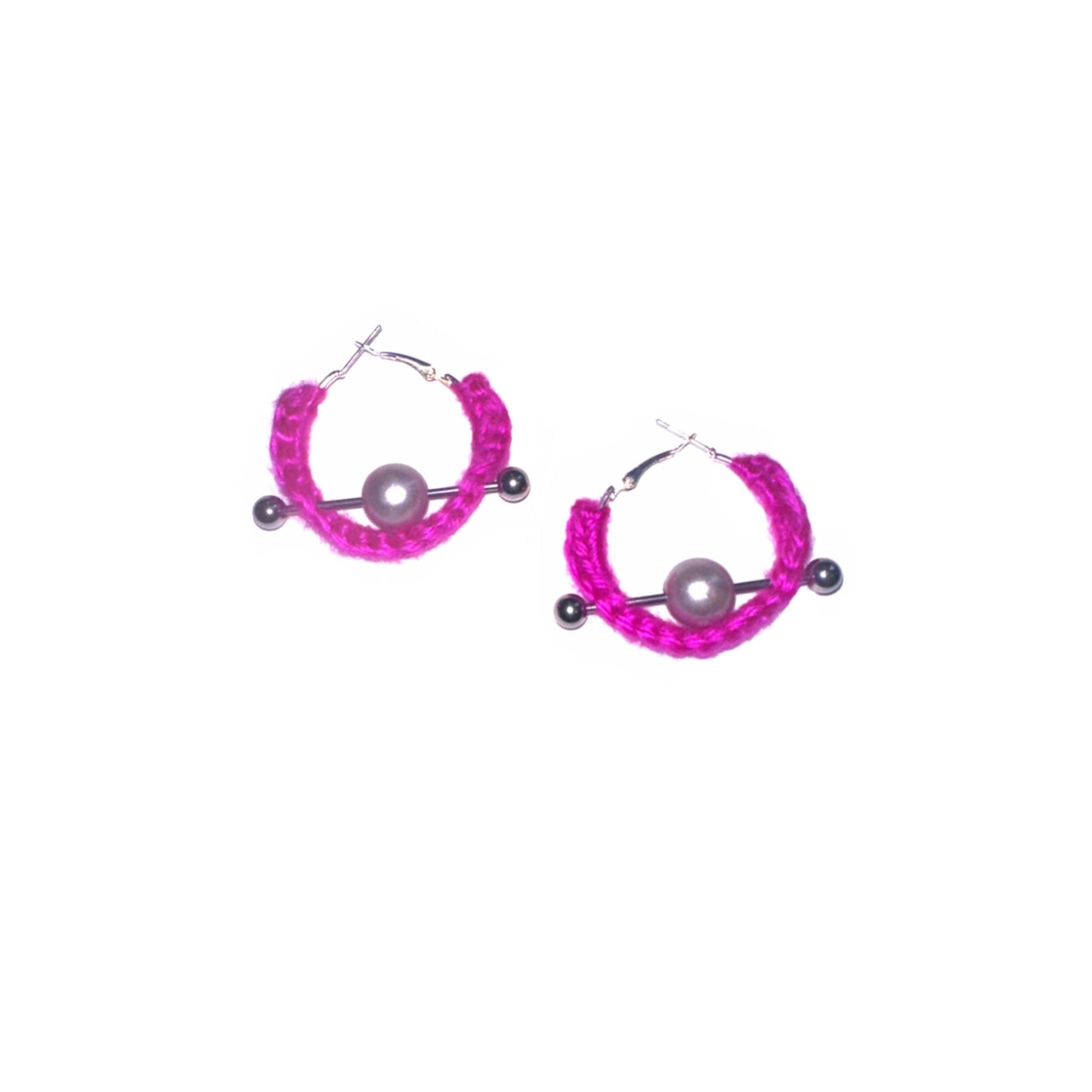 Bay Earrings Set with Handmade Pouch
