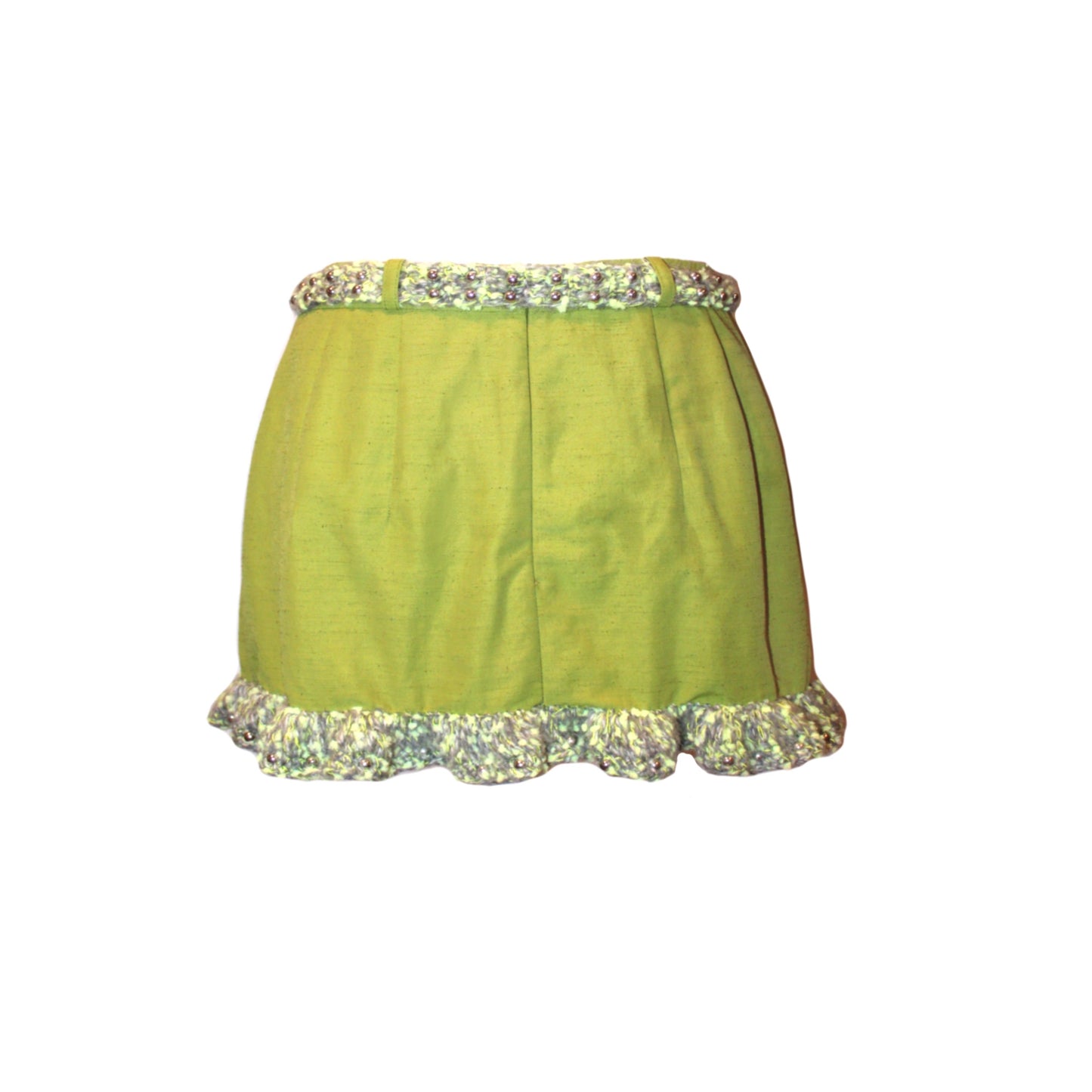 Green Ruffle Mini + Belt