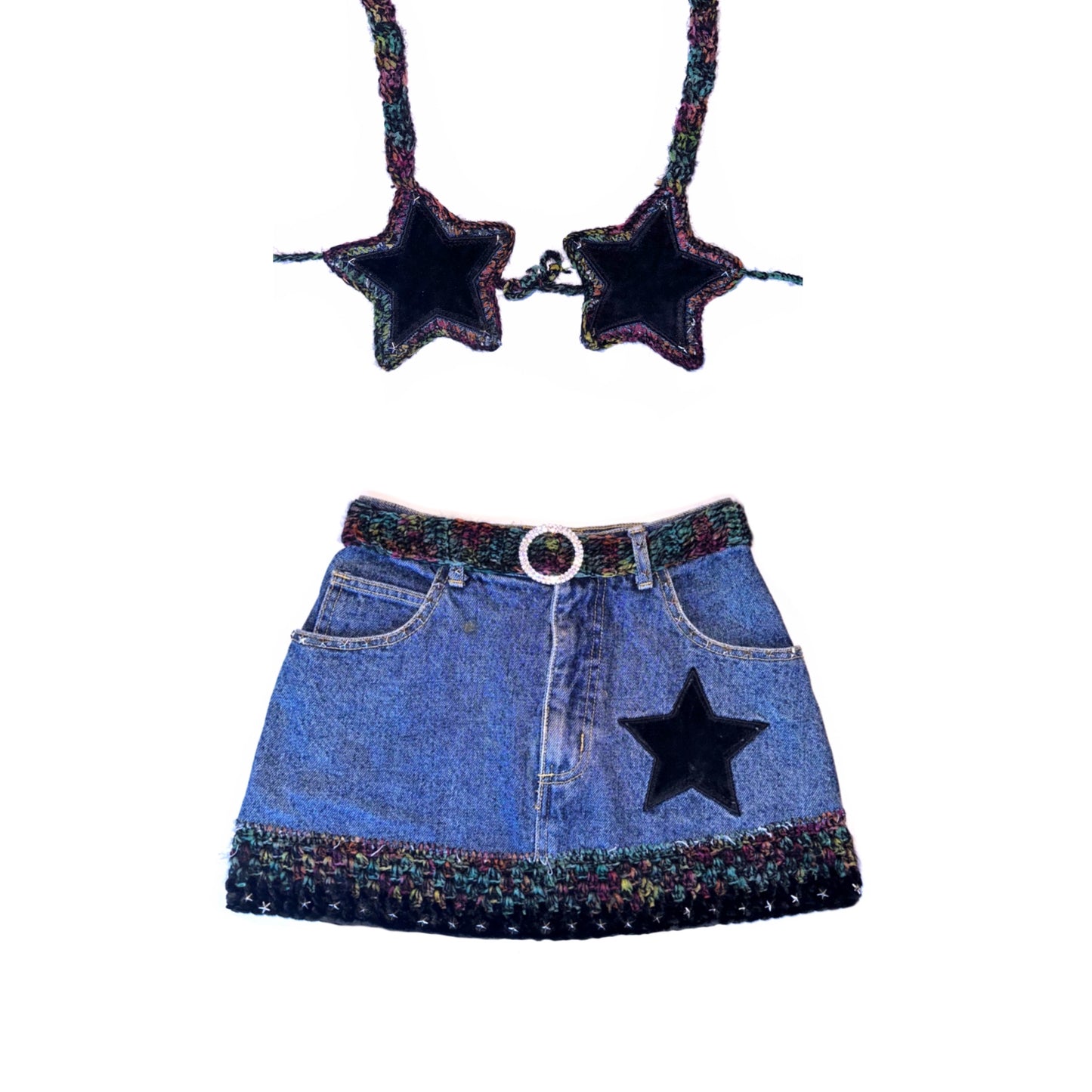 Velvet Star Jean Set