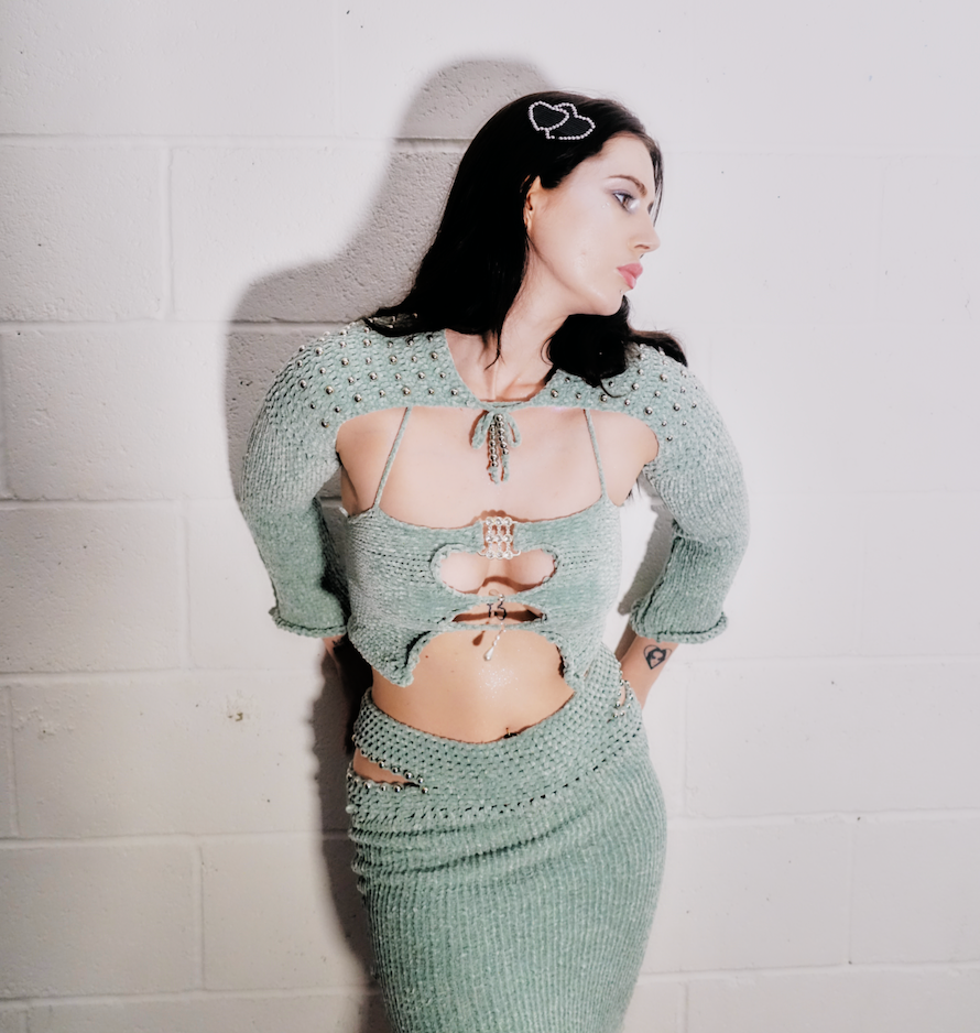 Seagreen Beaded Sleeves