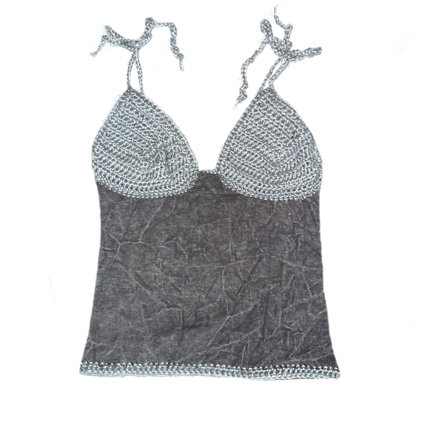 Gray Jean Bustier