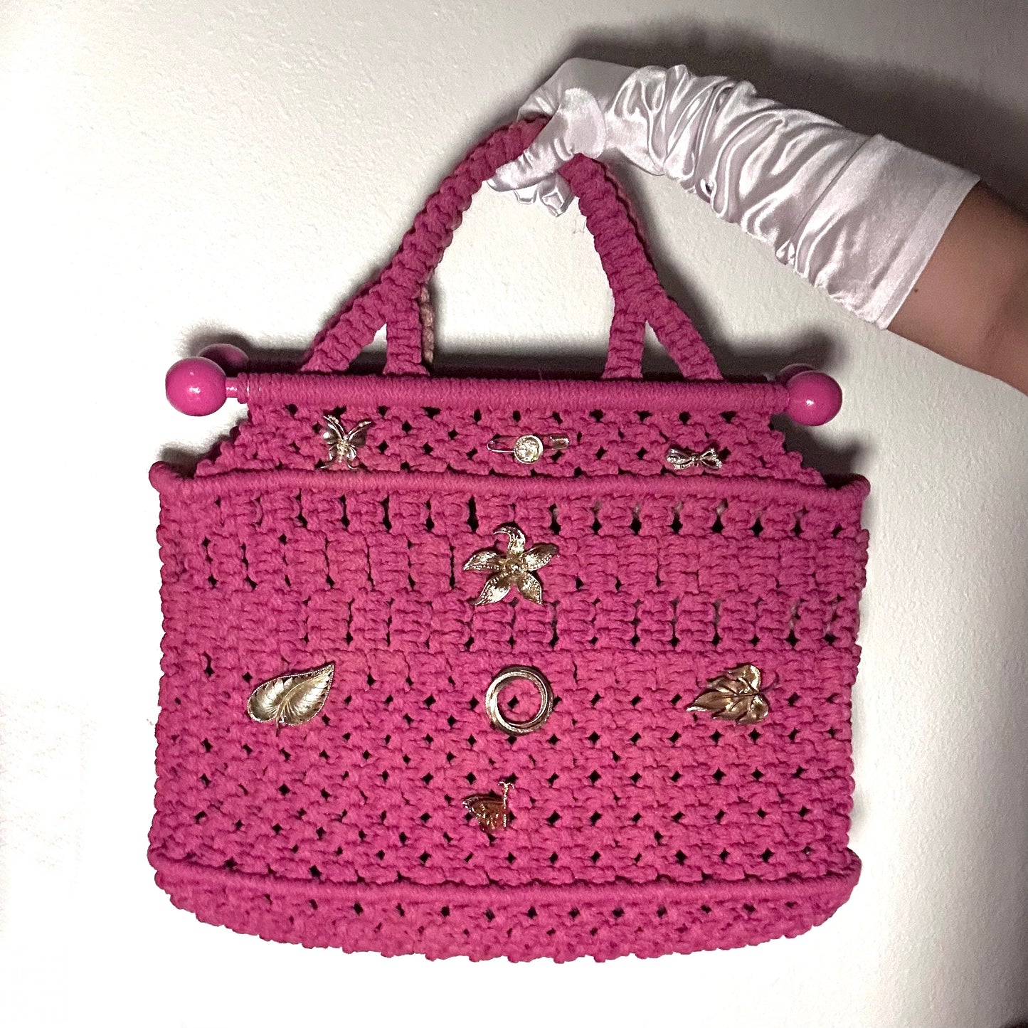 Vintage Brooch Tote