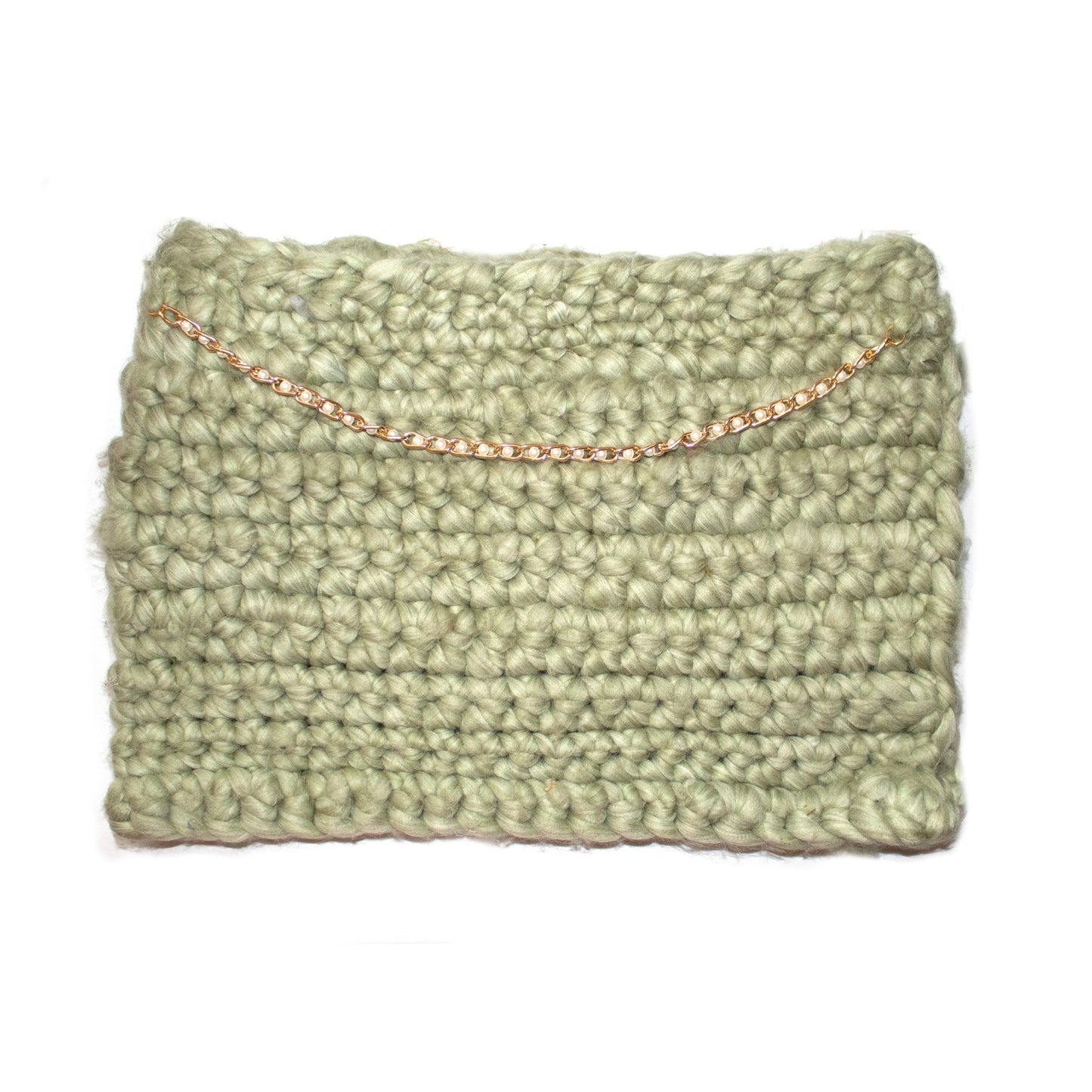 Green Chain Mini Skirt