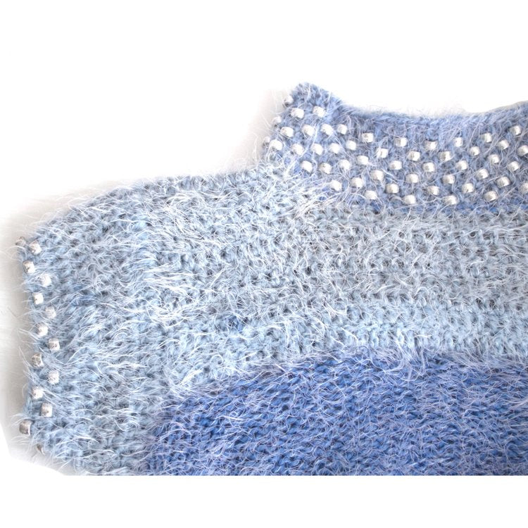 Gradient Beaded Top