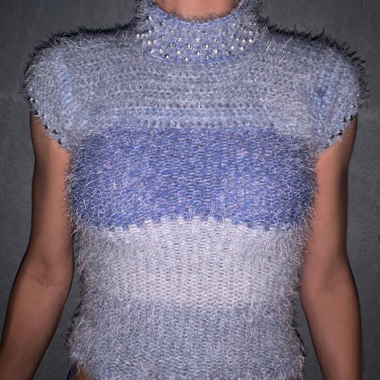 Gradient Beaded Top