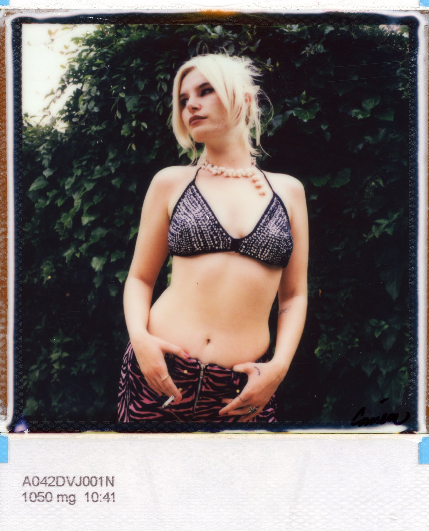 Bedazzled Black Bra Top